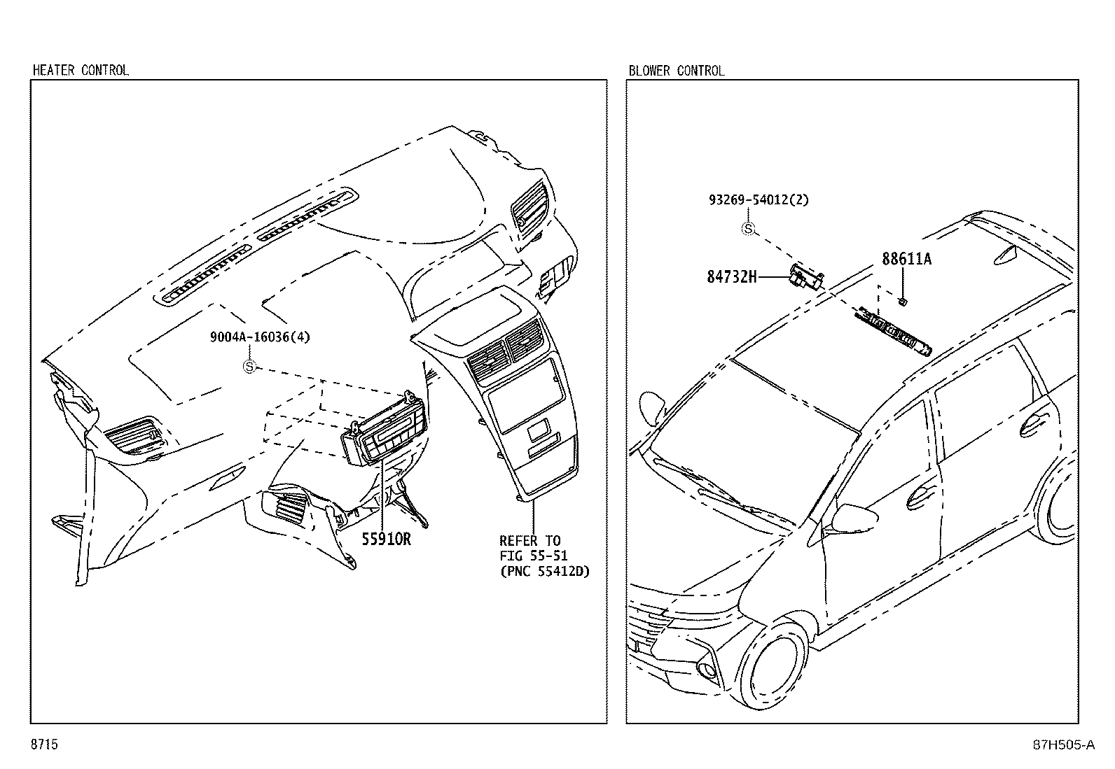 55910-BZ680 CONTROL ASSY, HEATER product image