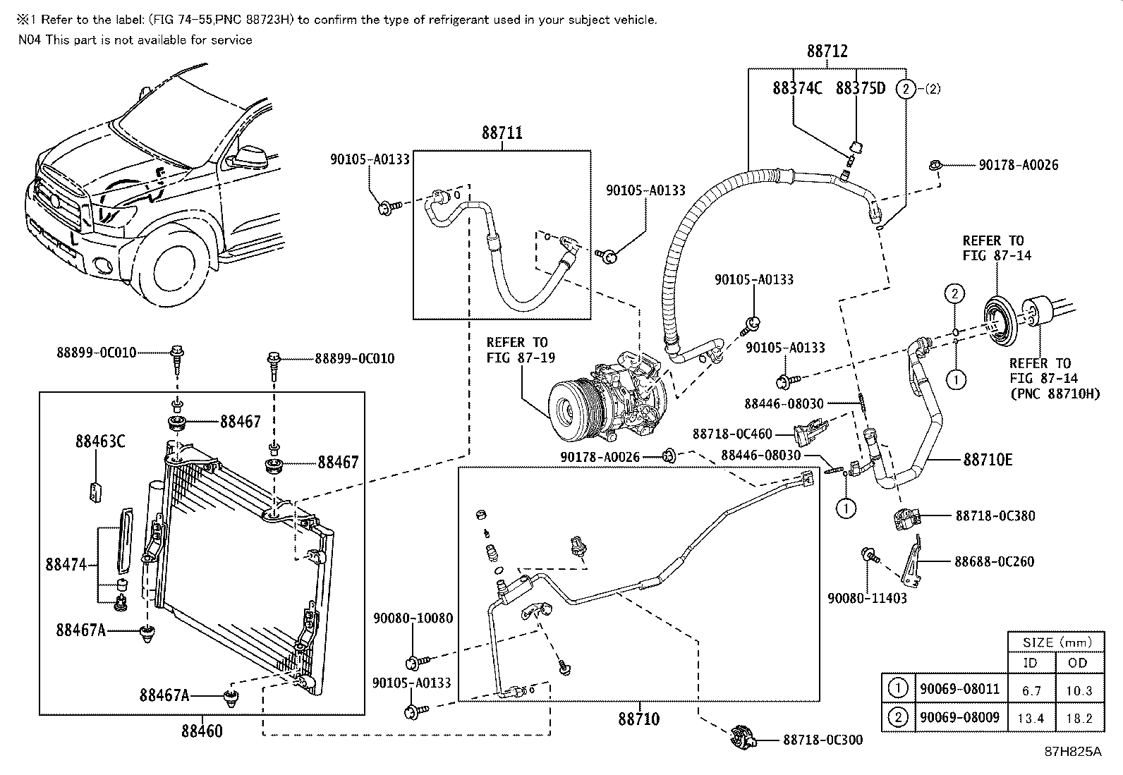 88460-0C110 CONDENSER ASSY, COOLER product image
