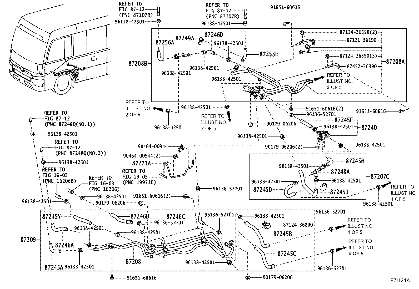 87245-V4100 HOSE, HEATER WATER, OUTLET product image