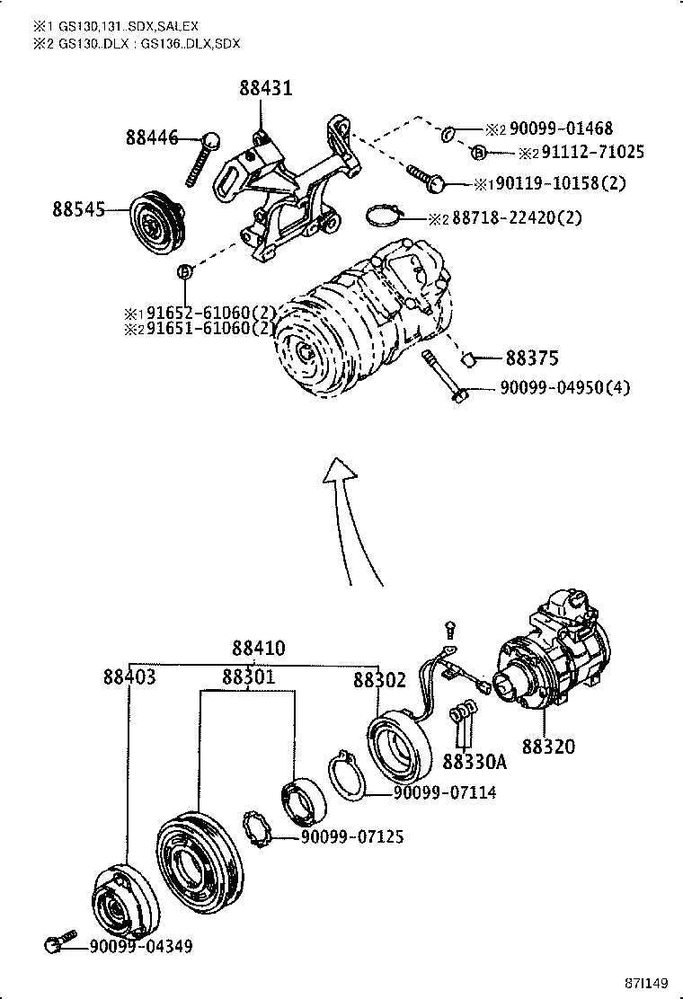 88320-3A030 COMPRESSOR ASSY, COOLER product image