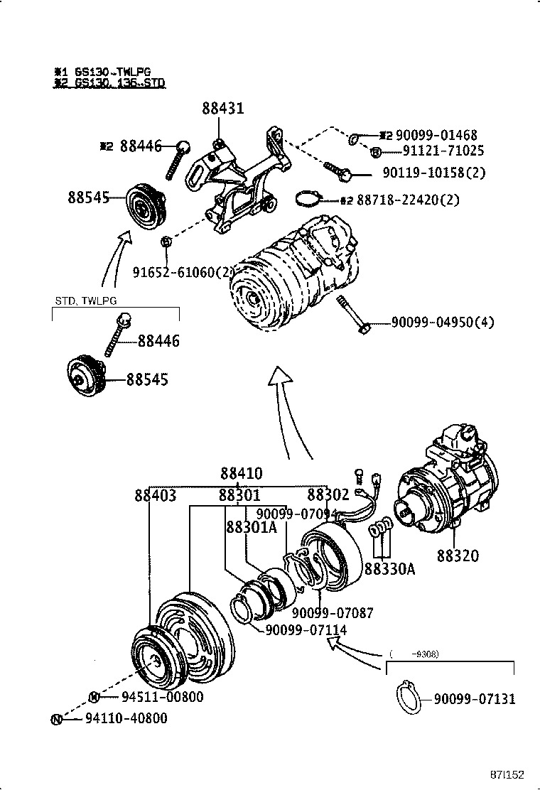 88320-3A030 COMPRESSOR ASSY, COOLER product image