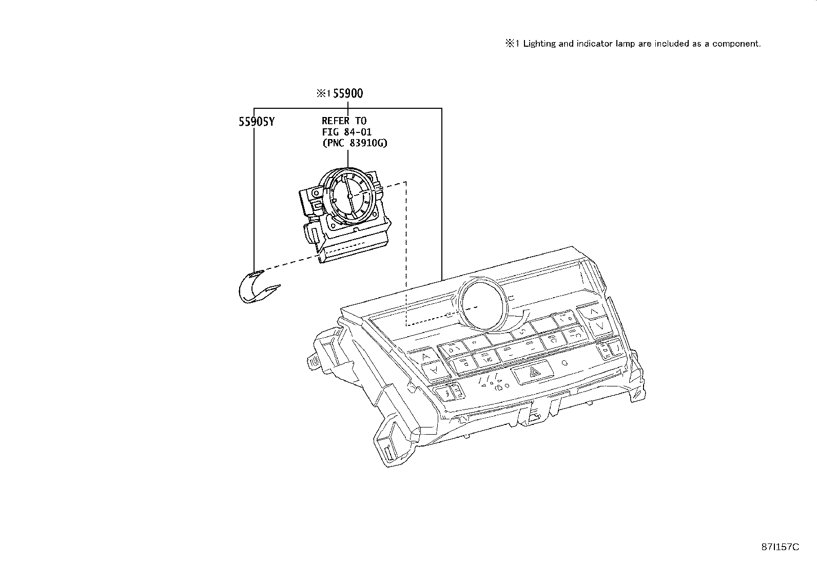 55950-78010 NOZZLE ASSY, DEFROSTER product image