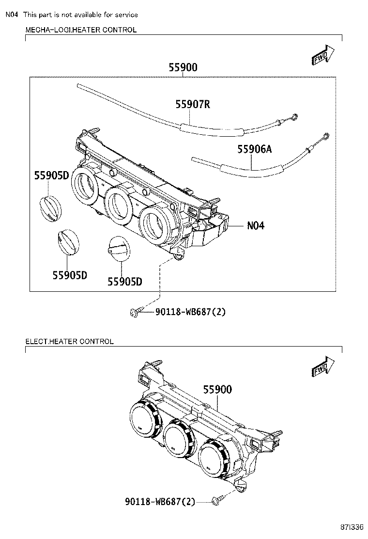 55840-WB001 DUCT ASSY, HEATER TO REGISTER product image