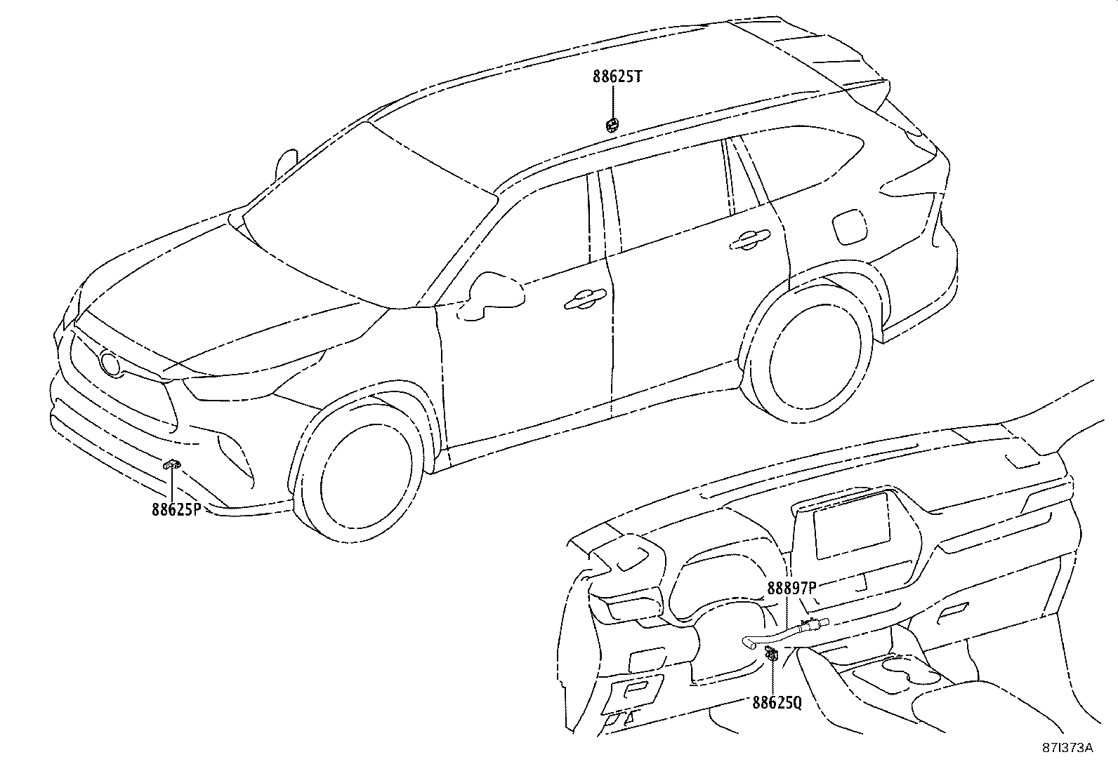 89943-48030 COVER, SENSOR product image