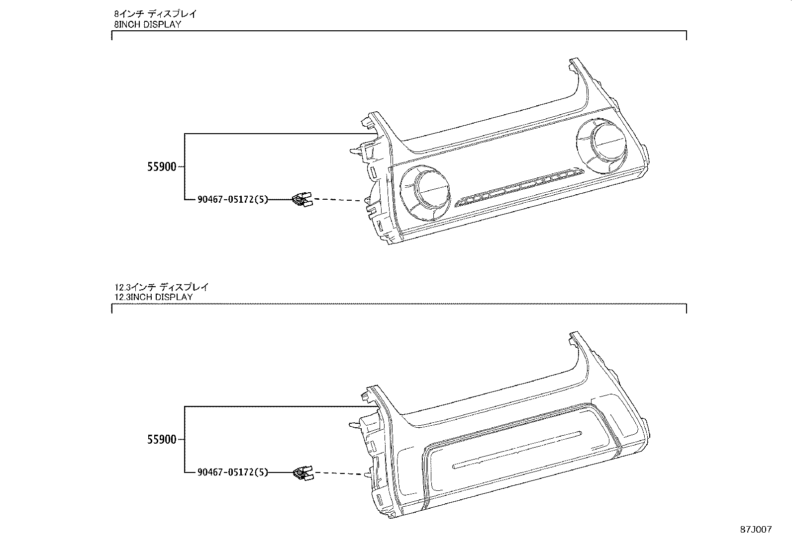 55900-48760 CONTROL ASSY, AIR CONDITIONER product image