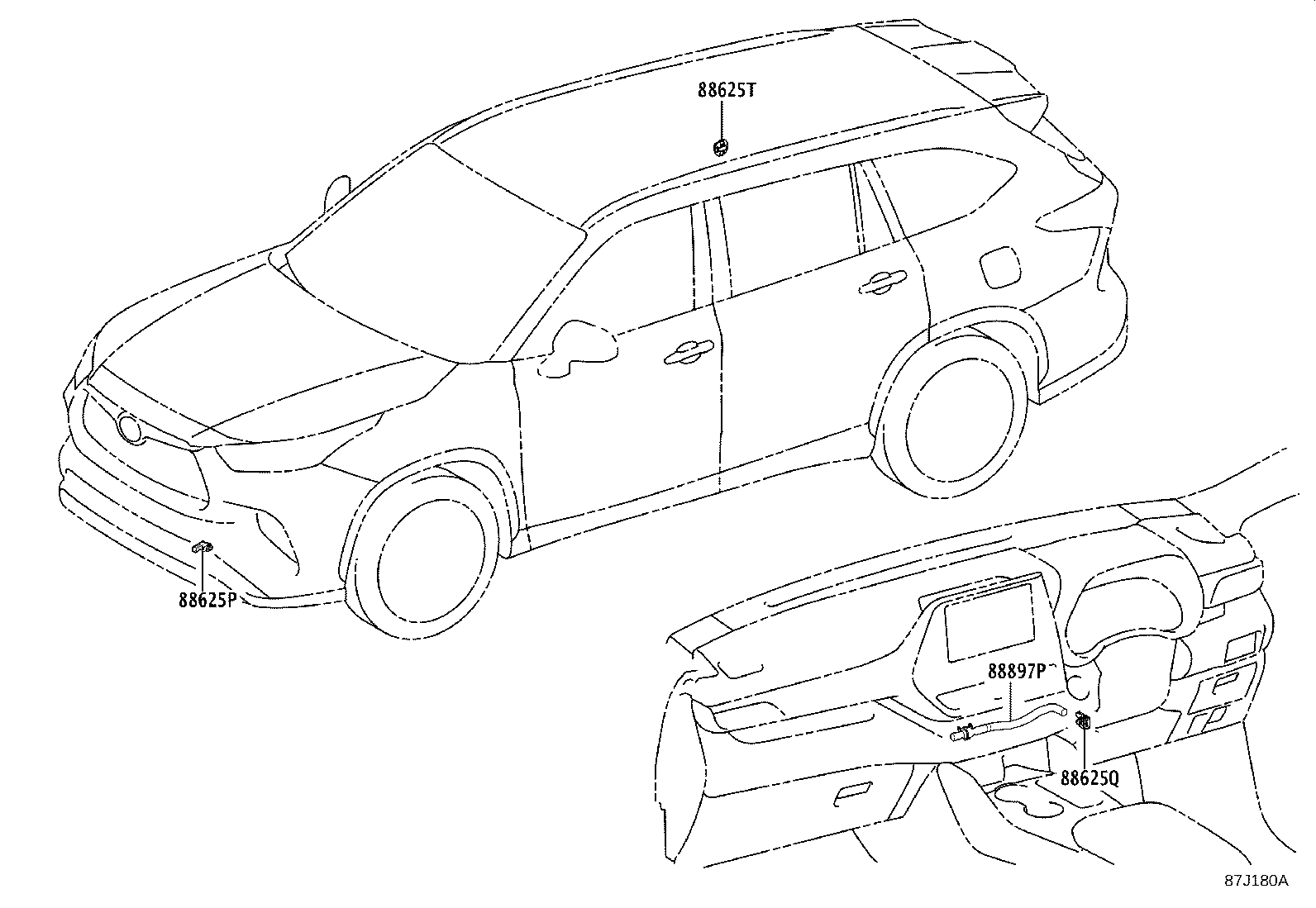 89943-48030 COVER, SENSOR product image