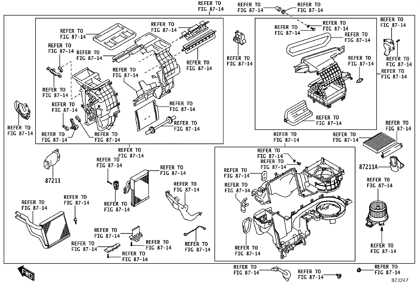 55906-WC002 CABLE SUB-ASSY, AIR INLET DAMPER CONTROL product image