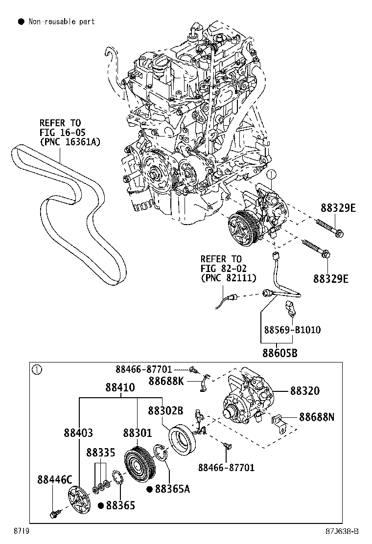 88403-BZ080 HUB SUB-ASSY, MAGNET CLUTCH product image