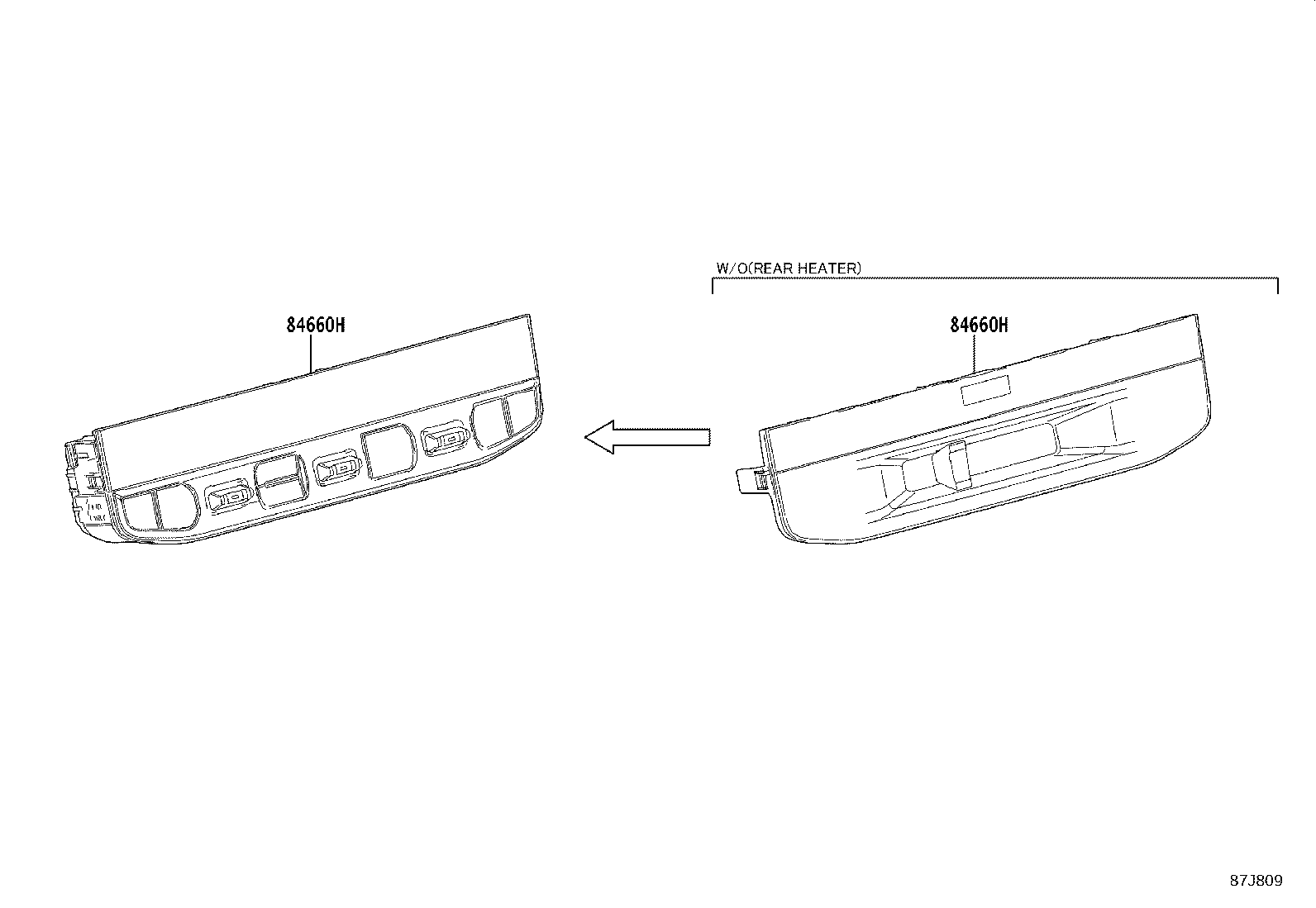 58862-60150 DUCT, CONSOLE BOX, NO.2 product image