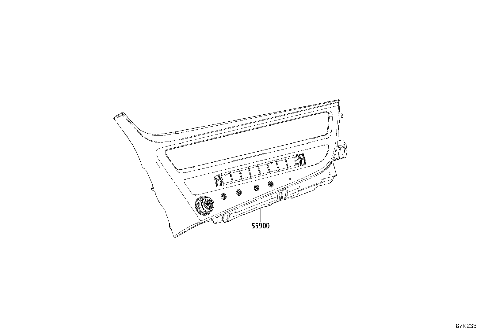 55843-33290 DUCT, HEATER TO REGISTER, NO.1 product image