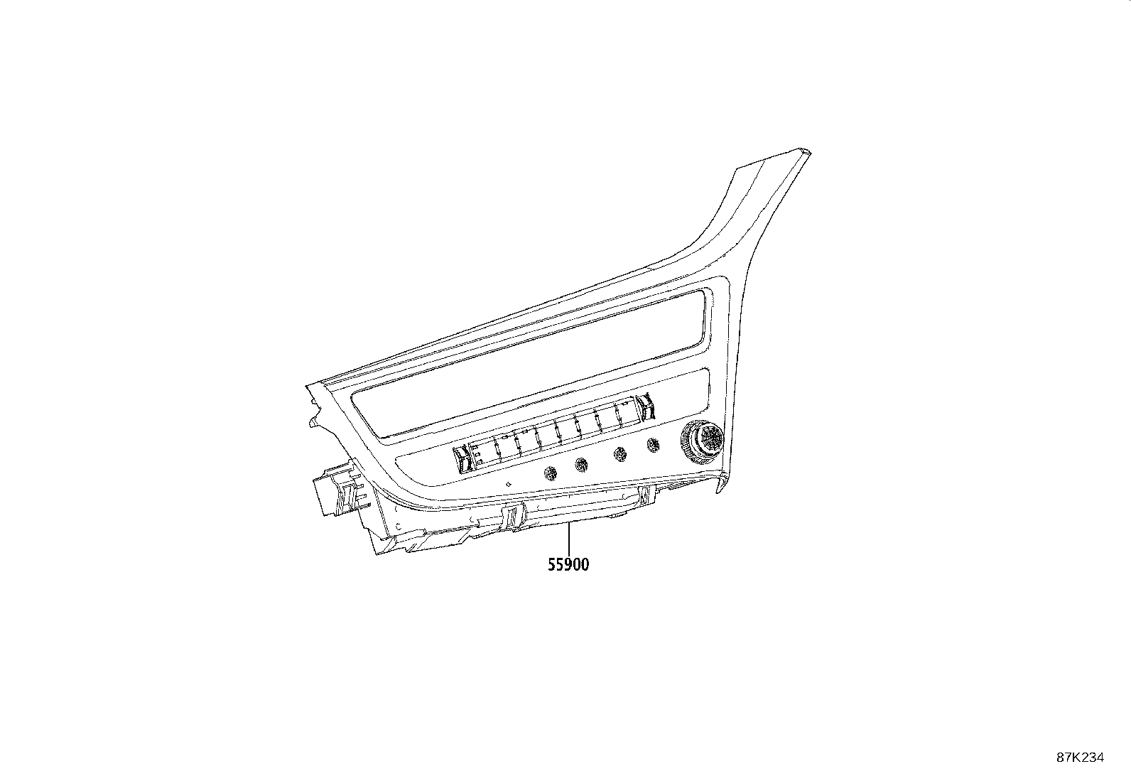 55843-33290 DUCT, HEATER TO REGISTER, NO.1 product image