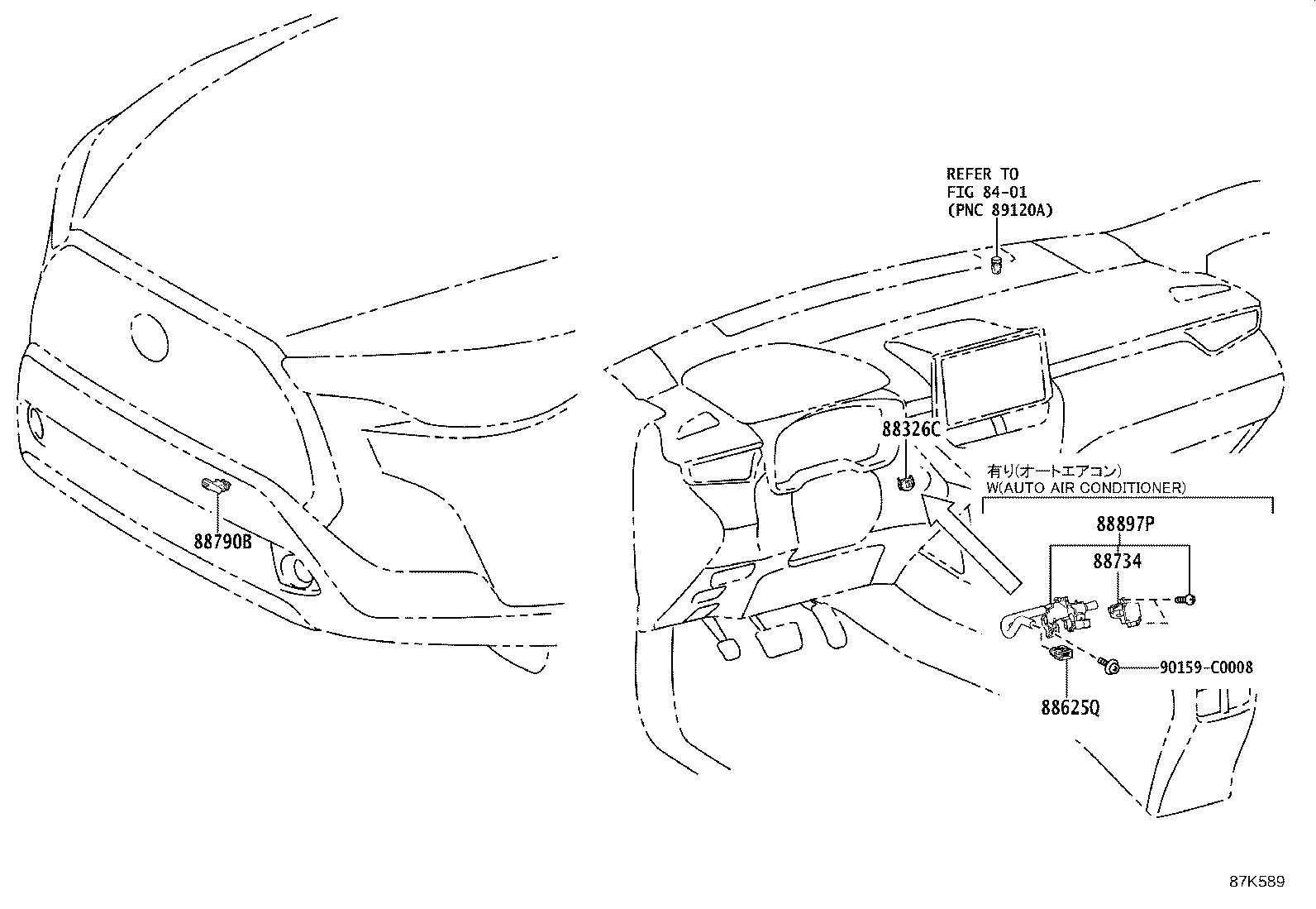 55846-0A010 DUCT, HEATER TO REGISTER, NO.4 product image