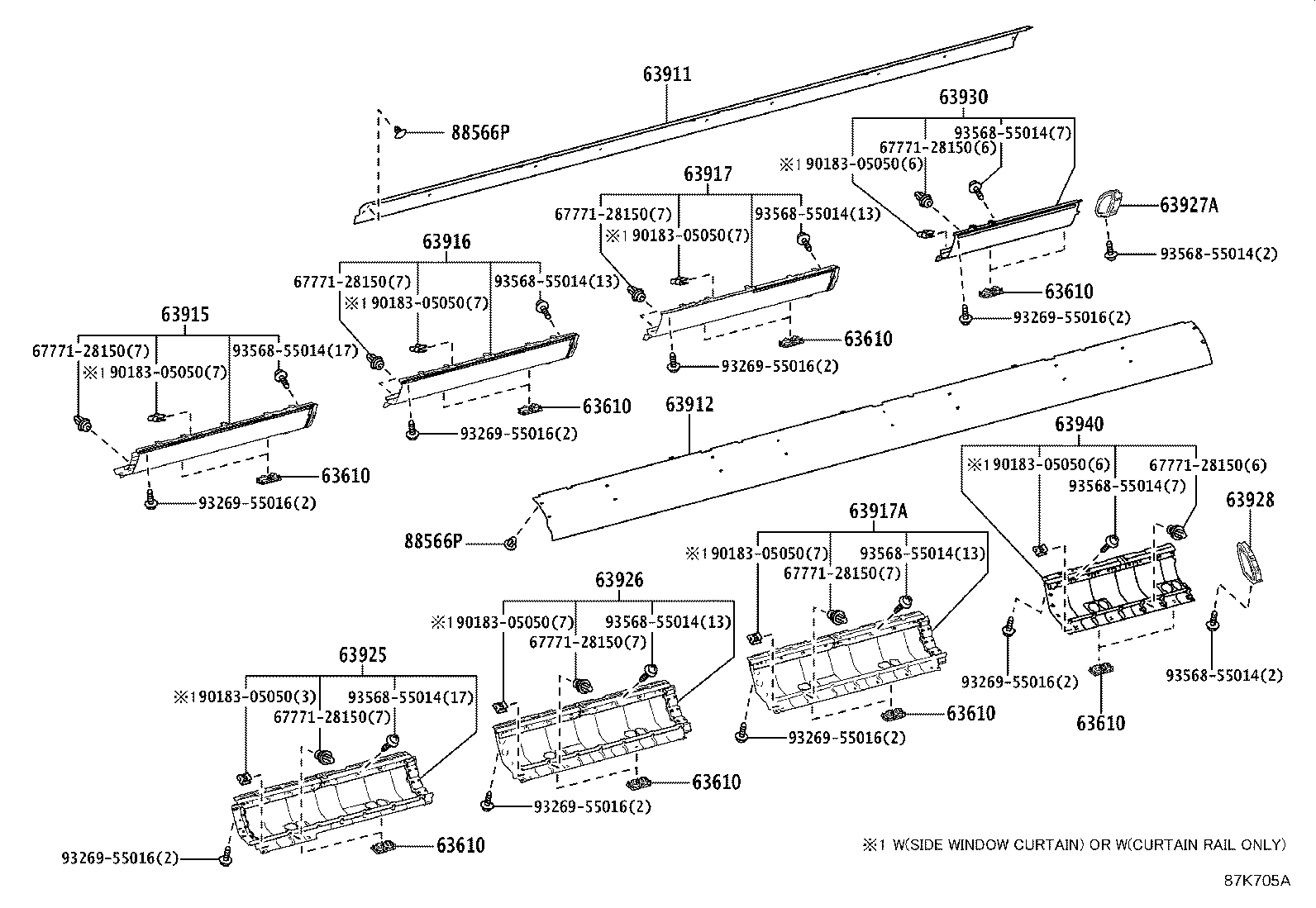 55950-36050 NOZZLE ASSY, DEFROSTER product image