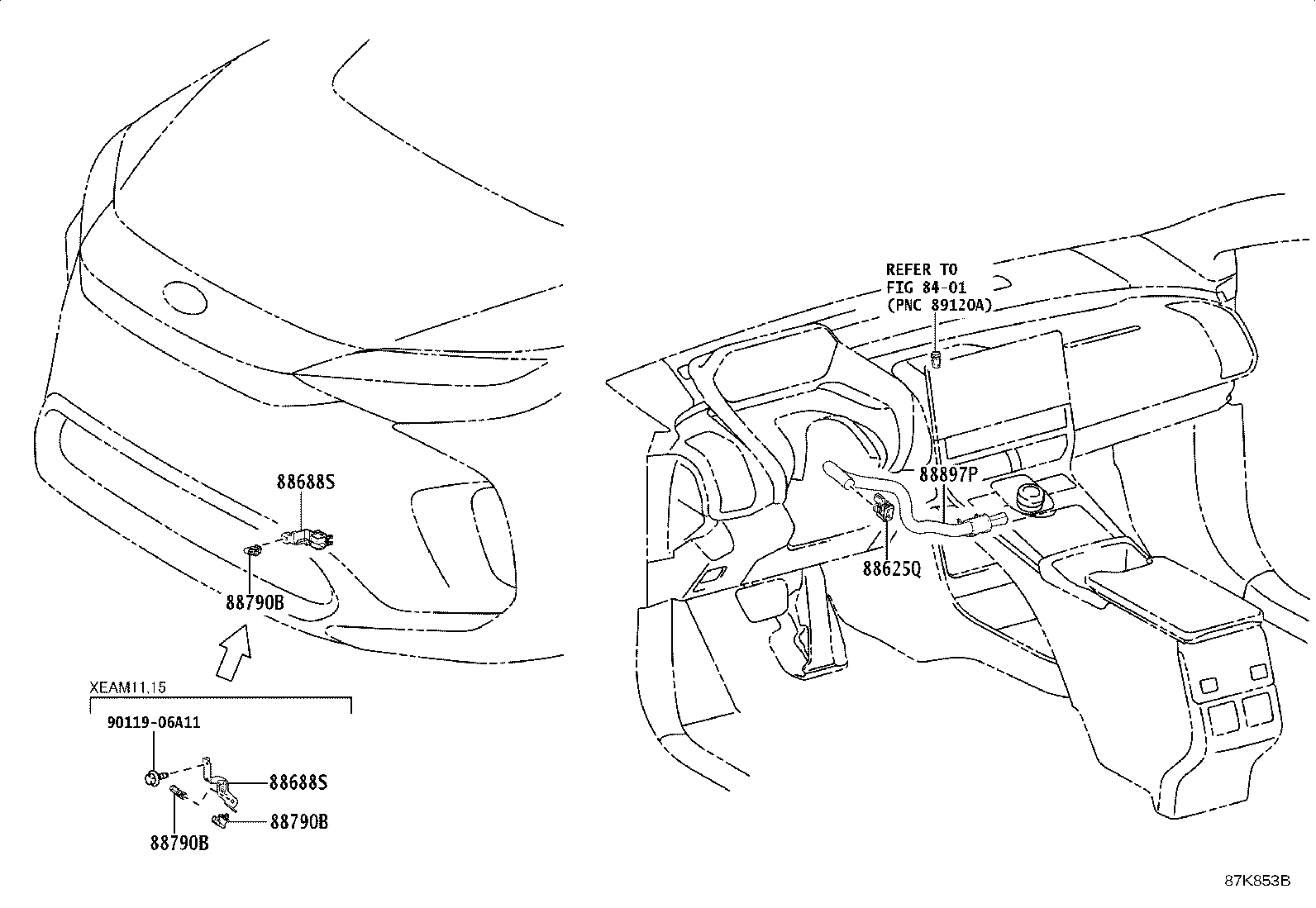 55843-42210 DUCT, HEATER TO REGISTER, NO.1 product image