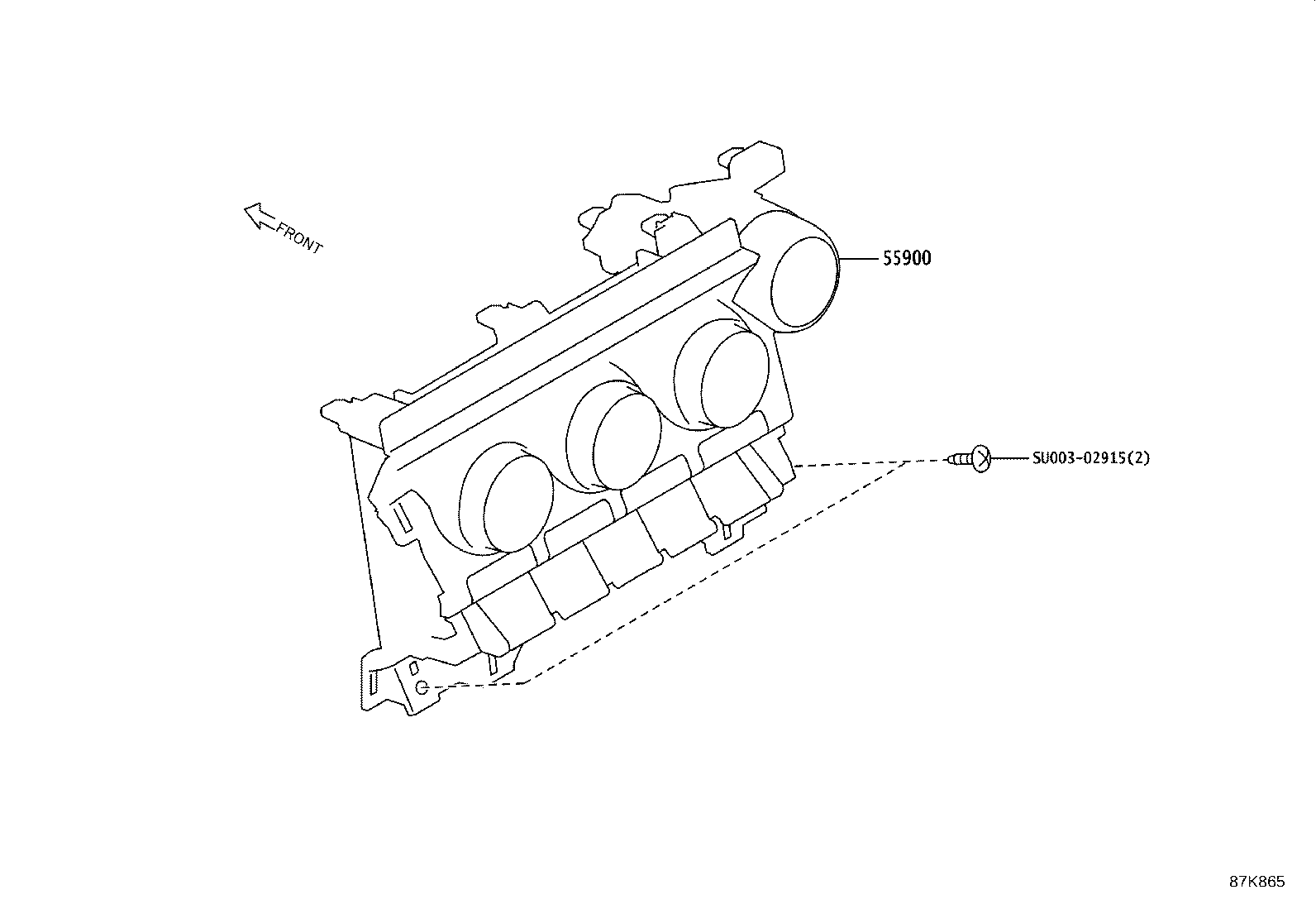 SU003-08700 DUCT, HEATER TO REGISTER, NO.1 product image