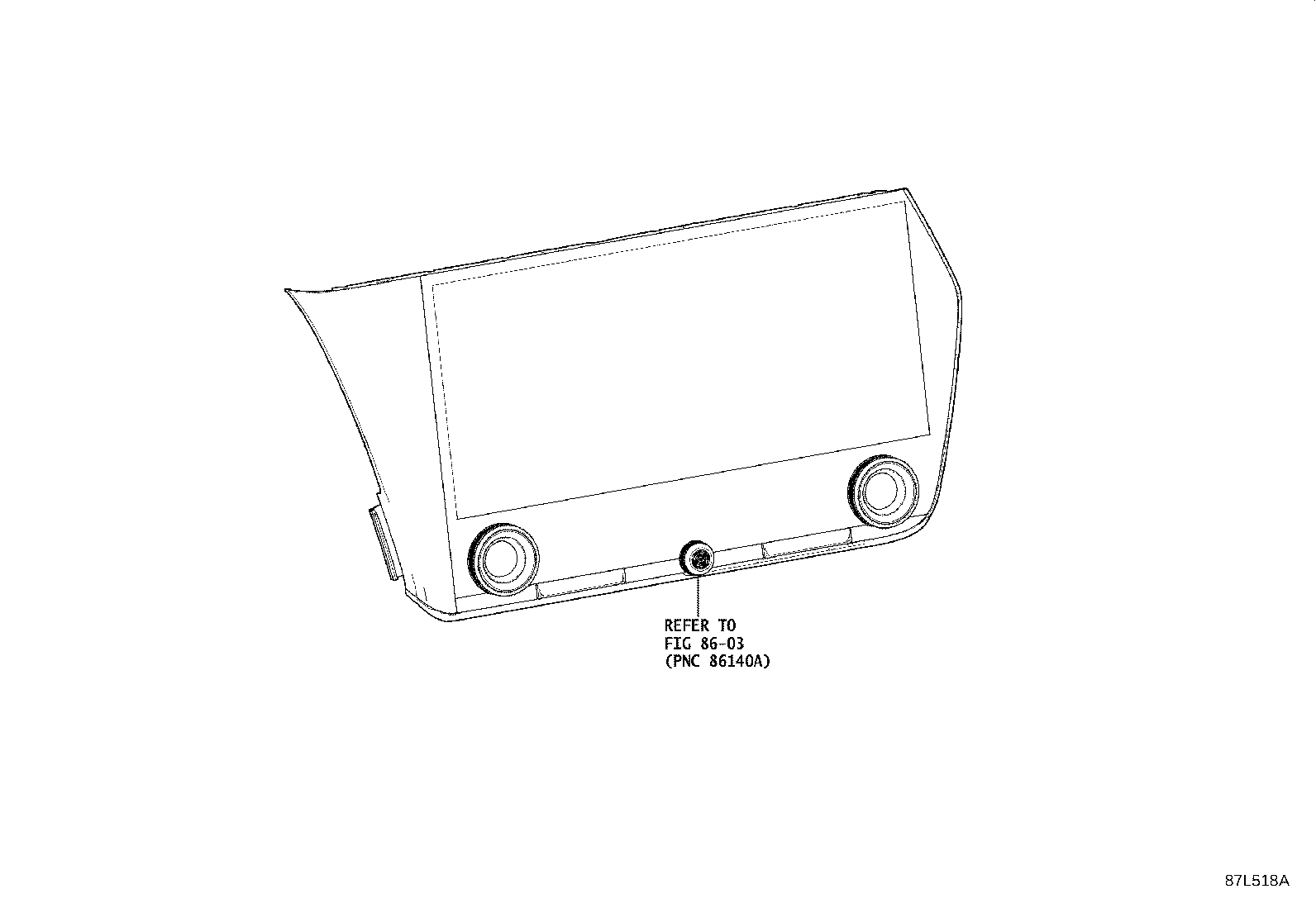 55843-46030 DUCT, HEATER TO REGISTER, NO.1 product image