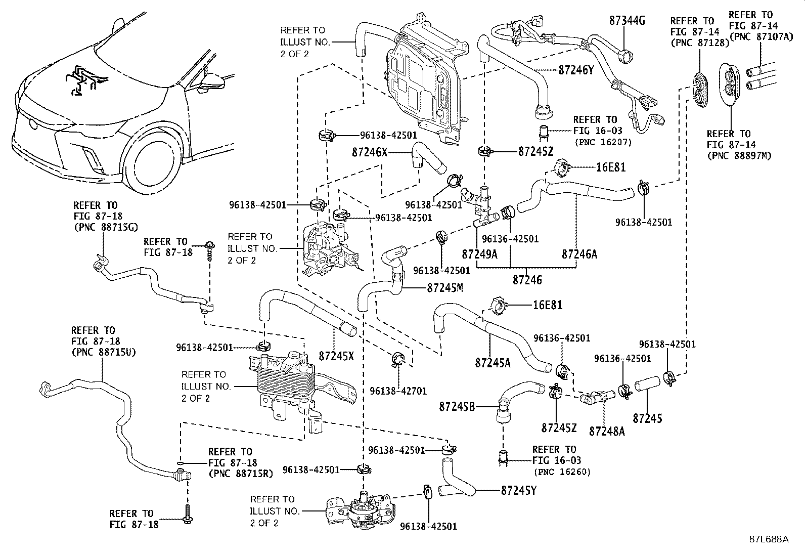87245-48J30 HOSE, HEATER WATER product image