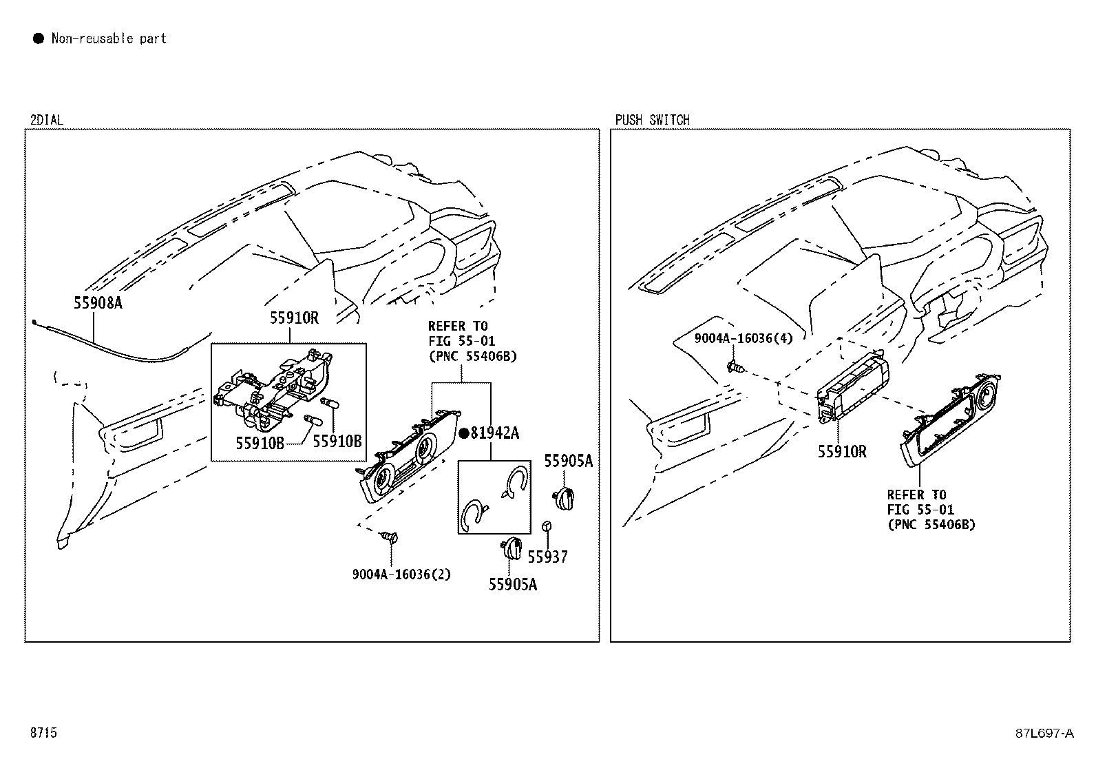 55910-BZB30 CONTROL ASSY, HEATER product image