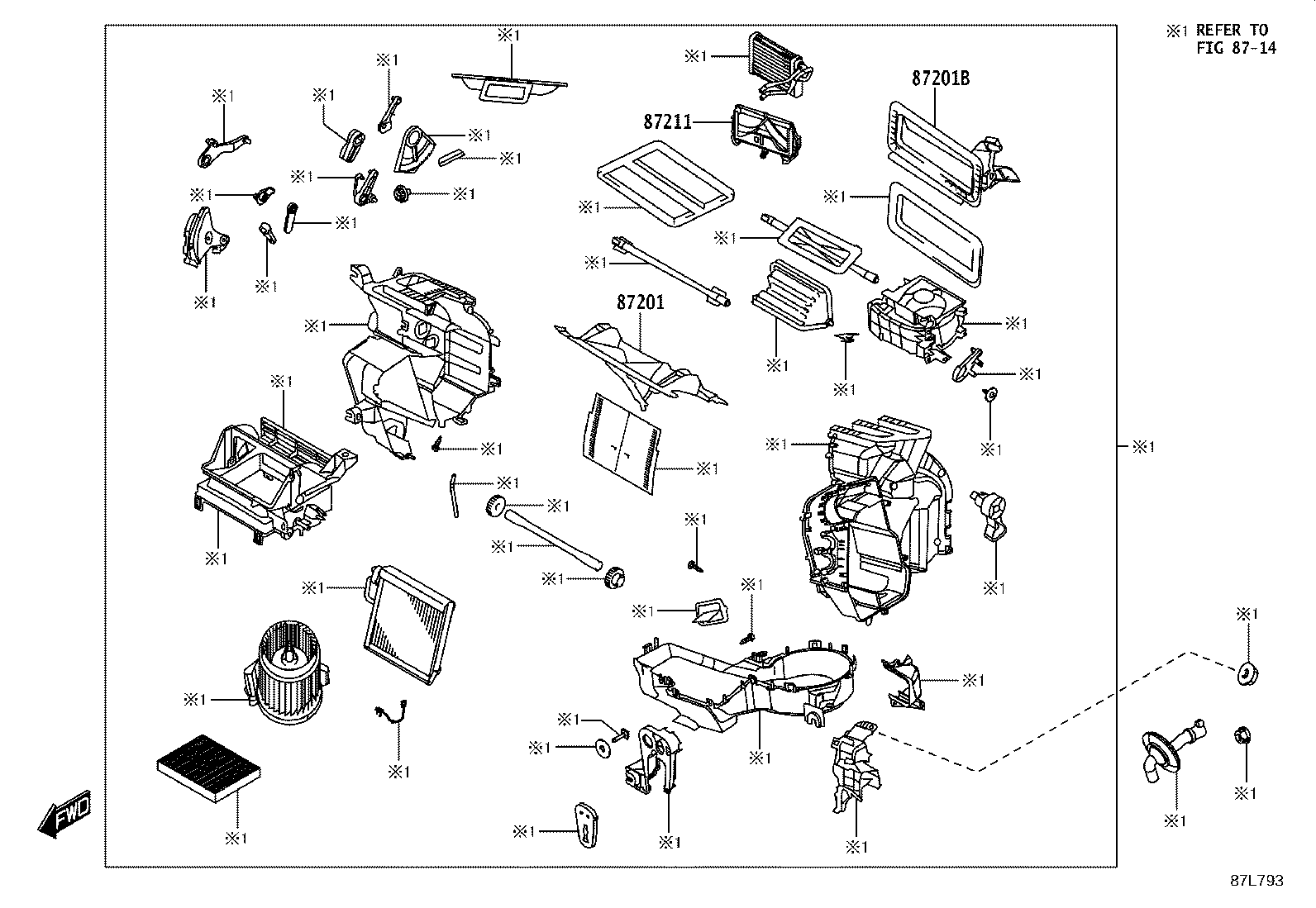 55900-WC024 CONTROL ASSY, AIR CONDITIONER product image