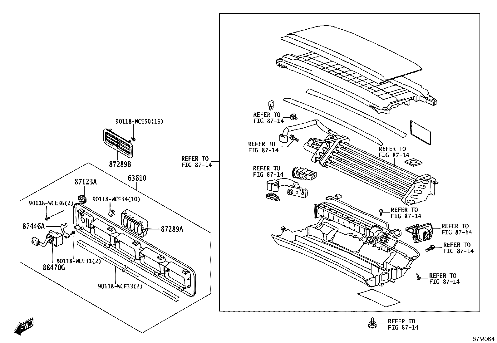 55897-WC003 KNOB, HEATER CONTROL, NO.3 product image