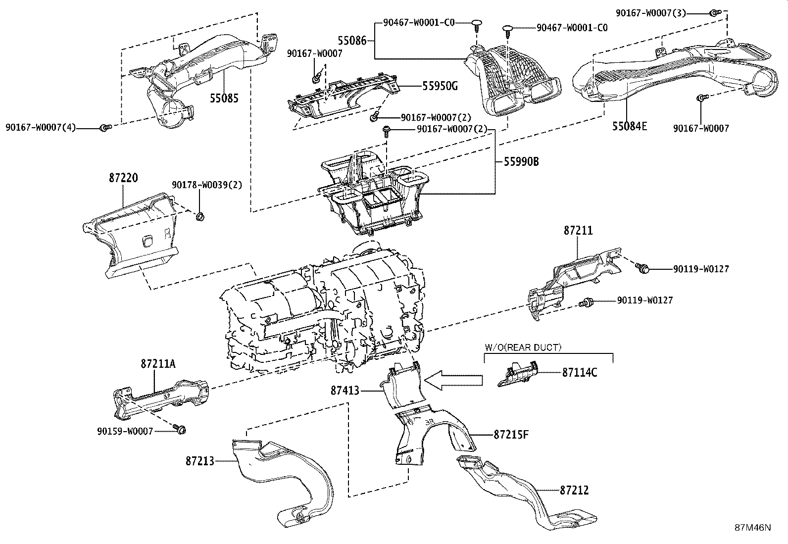 55950-F4070 NOZZLE ASSY, DEFROSTER product image