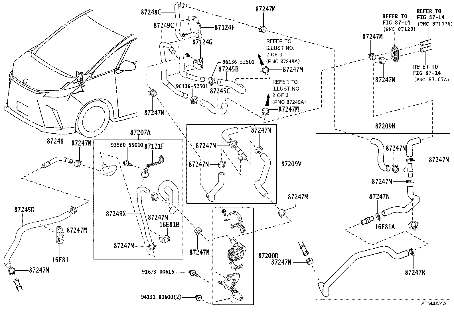 87114-58040 COVER, HEATER, NO.1 product image