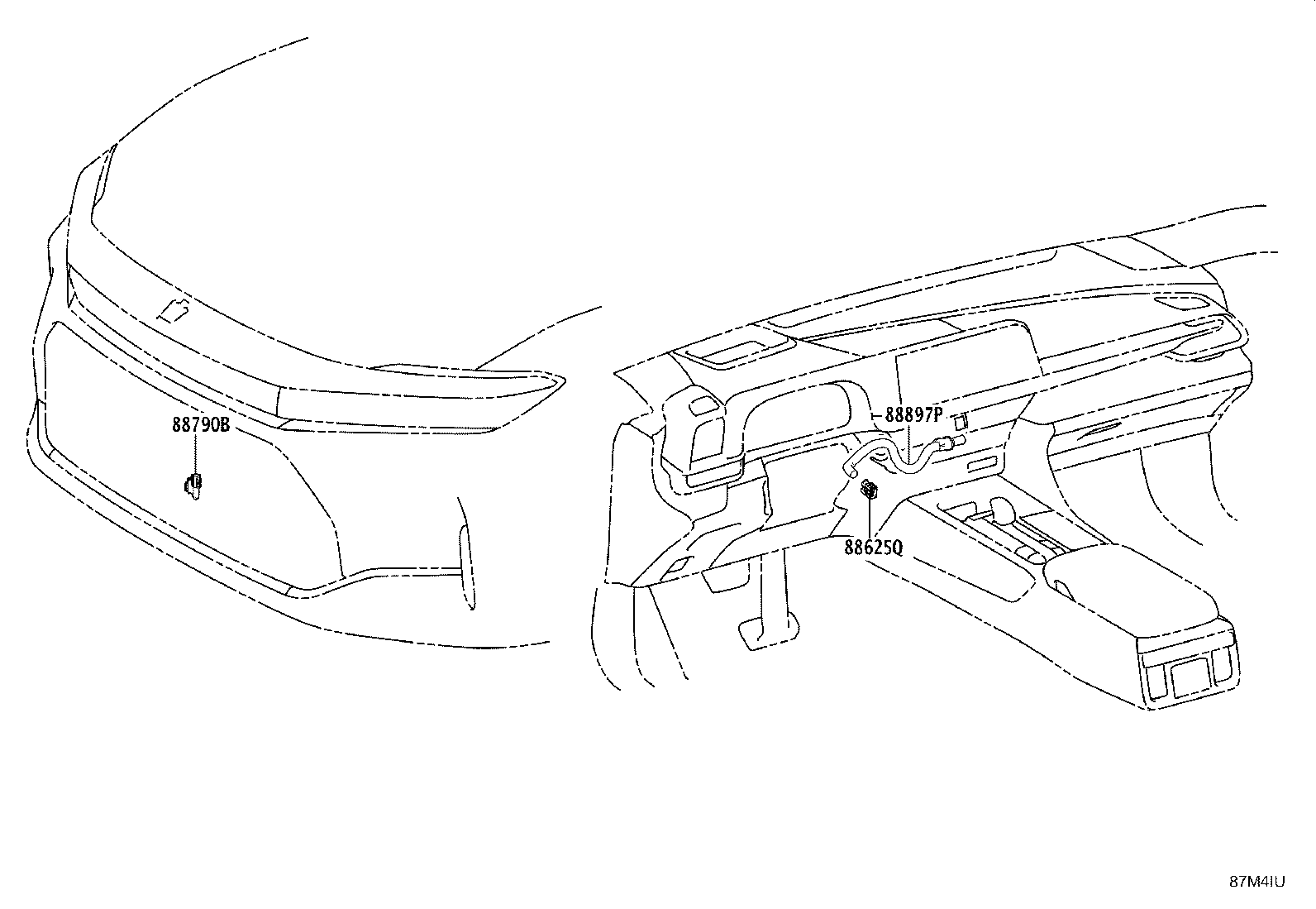 55846-30240 DUCT, HEATER TO REGISTER, NO.4 product image