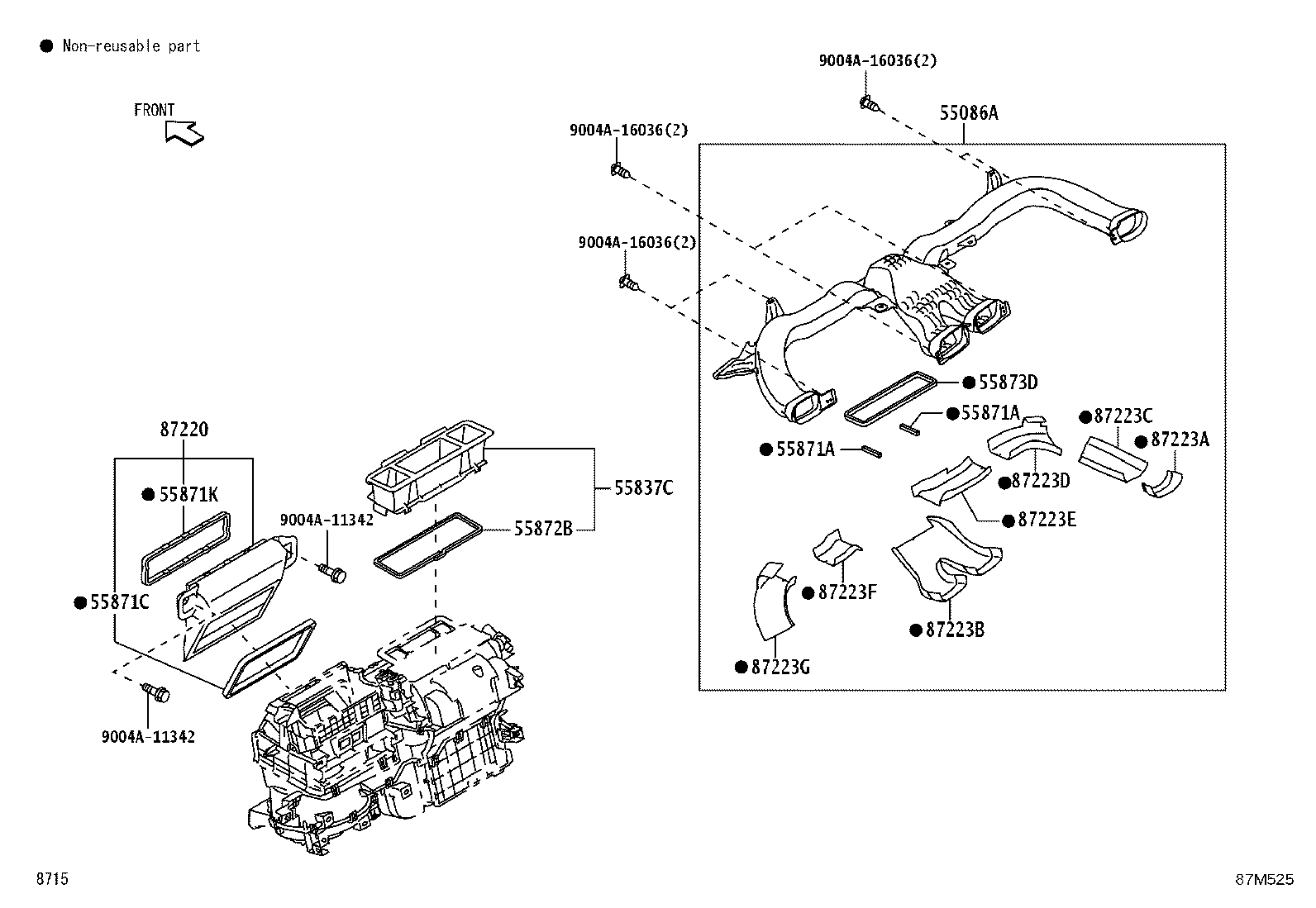 55910-BZB30 CONTROL ASSY, HEATER product image