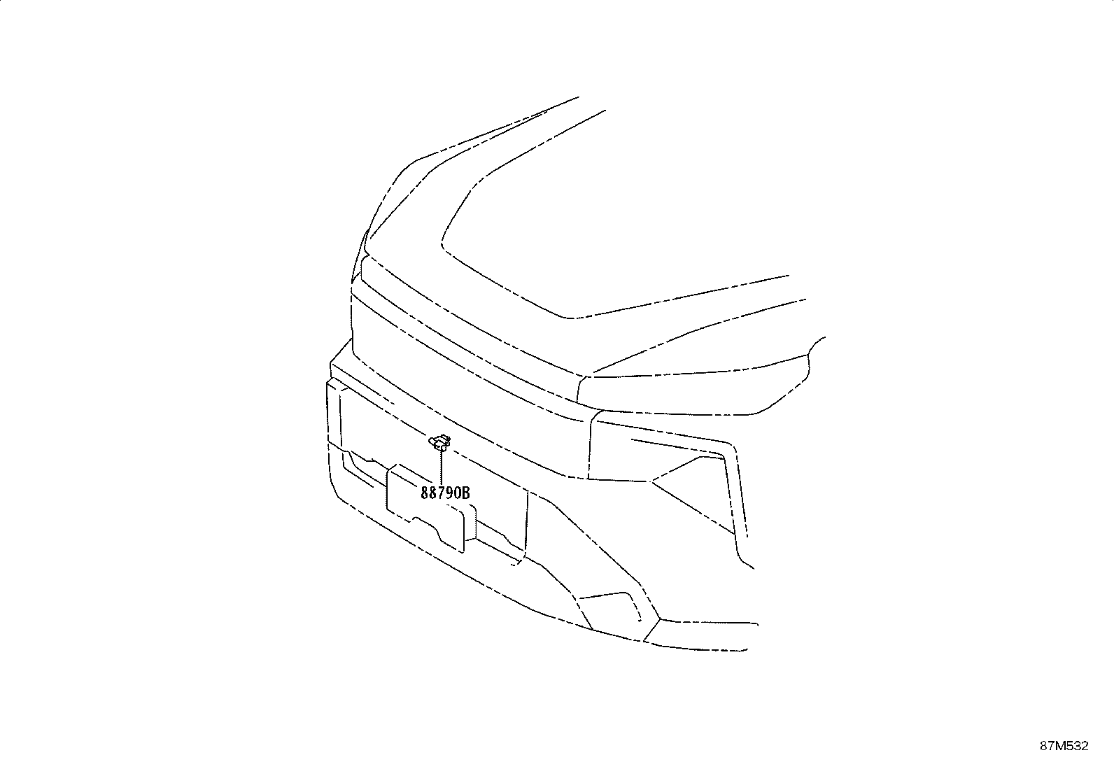 55844-KK110 DUCT, HEATER TO REGISTER, NO.2 product image