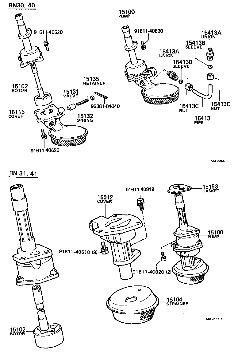 15100-34020 PUMP ASSY, OIL product image