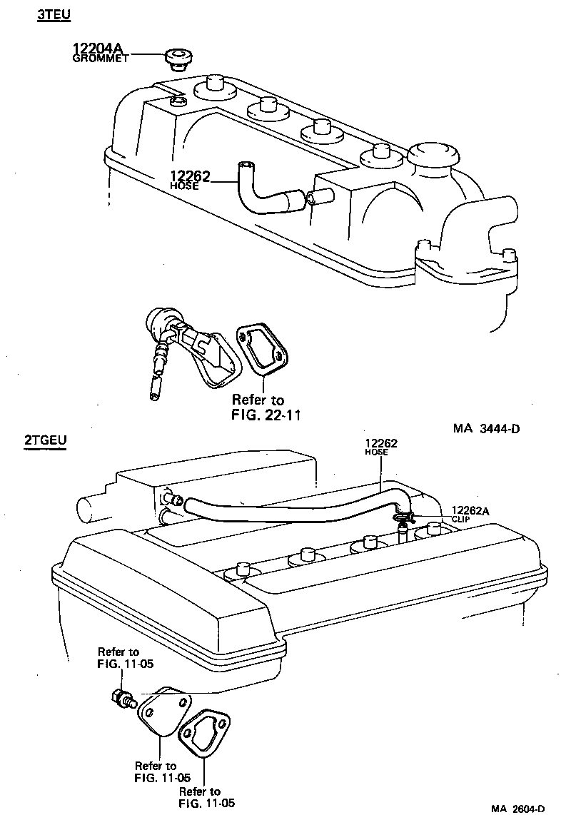 12204-88280 VALVE SUB-ASSY, VENTILATION product image