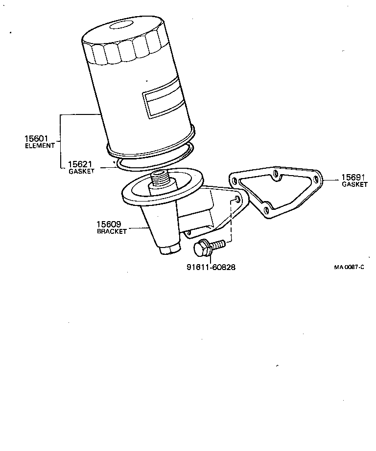 04152-31011 FILTER SUB-ASSY, OIL product image