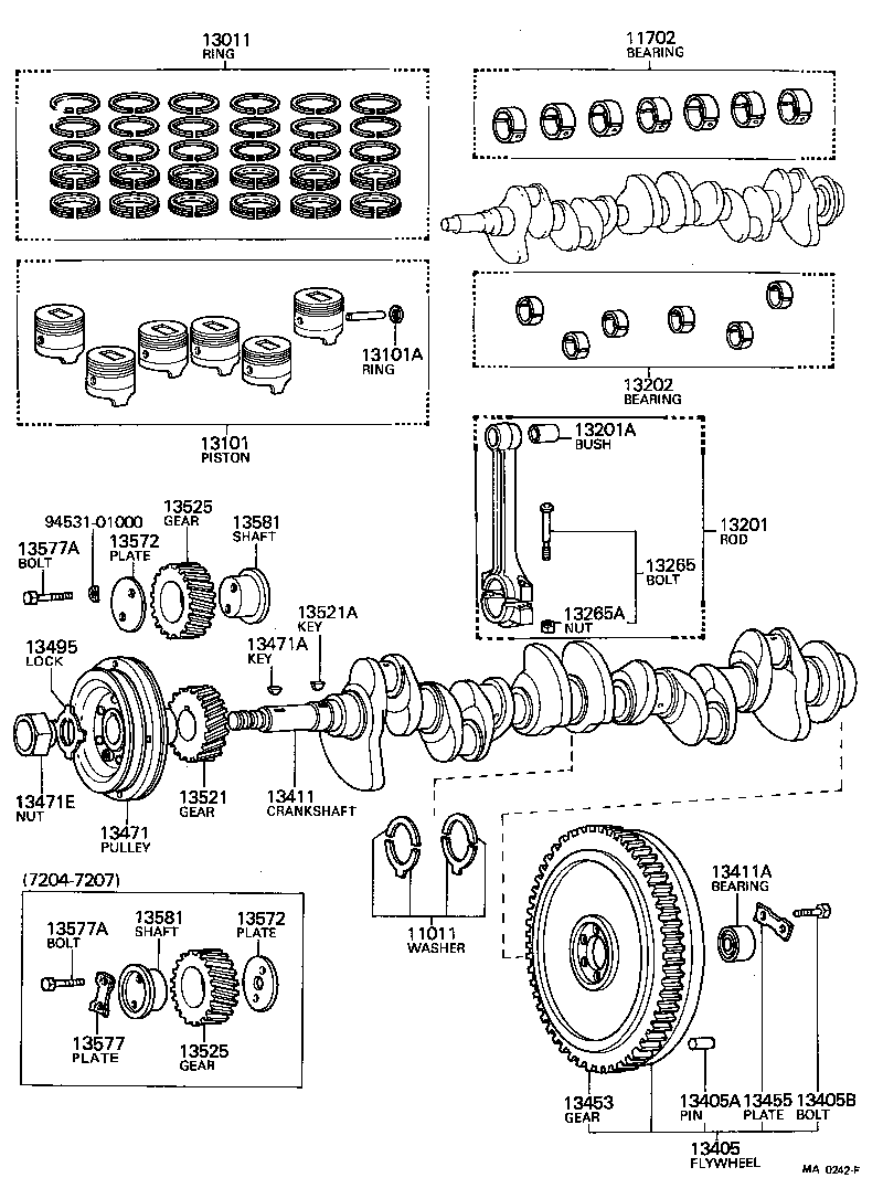 13572-48010 PLATE, IDLE GEAR THRUST product image
