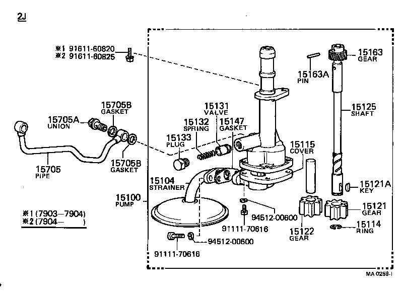 15147-47010 GASKET, OIL STRAINER product image
