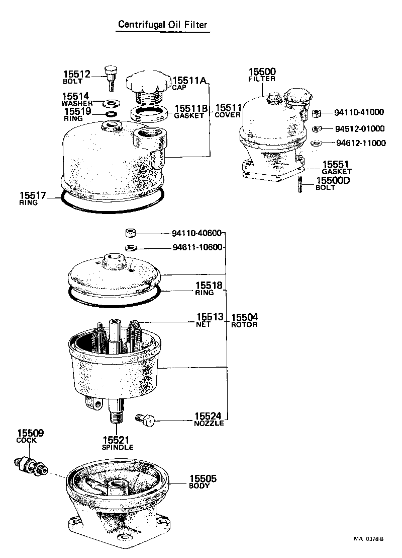 04152-77010 FILTER SUB-ASSY, OIL product image