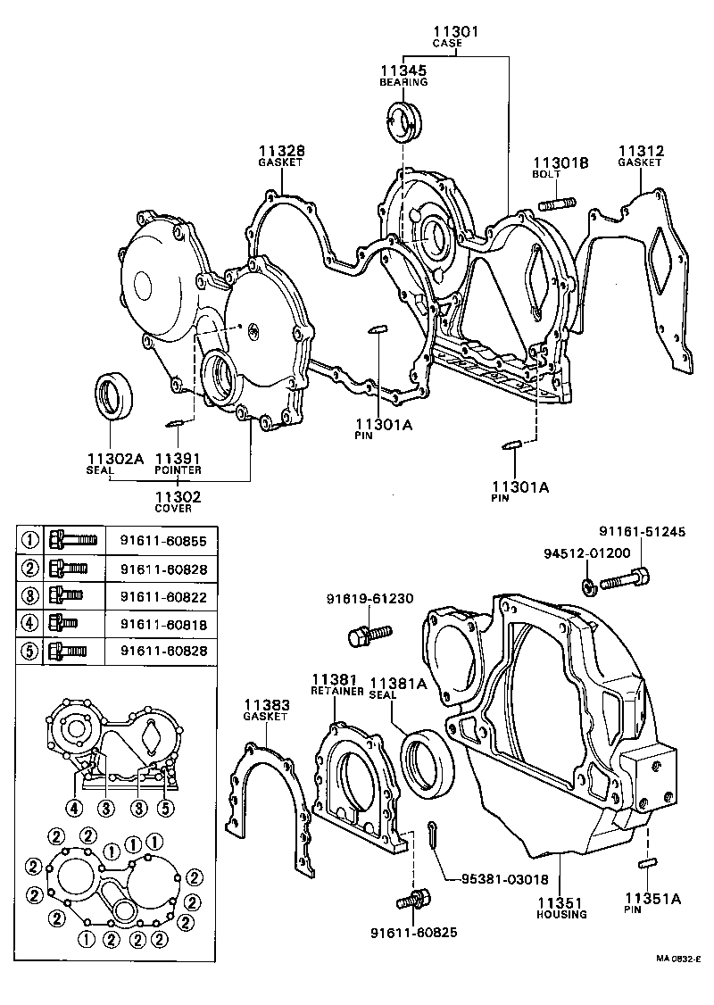 90311-50006 SEAL, OIL(FOR TIMING CHAIN OR BELT COVER) product image