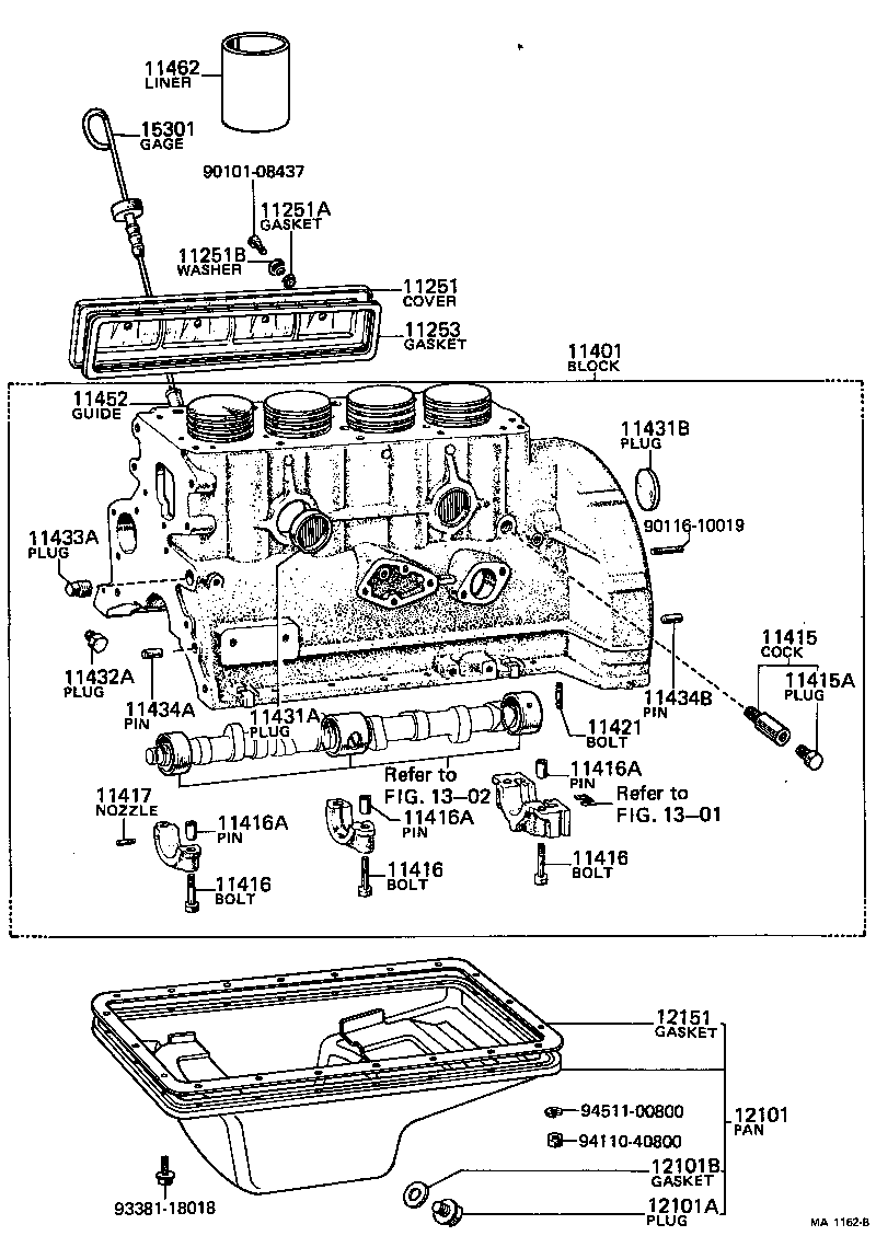 90331-30013 PLUG, TIGHT, NO.2(FOR CYLINDER BLOCK) product image