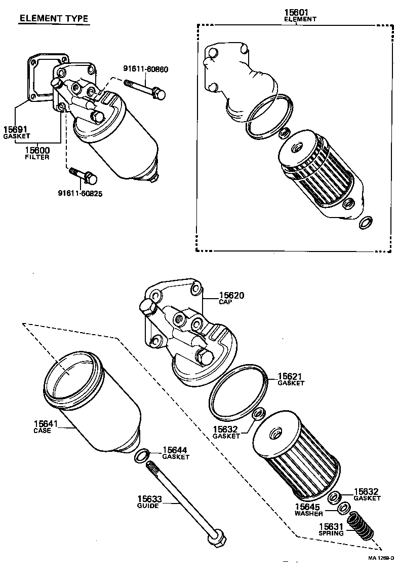 15661-78010 SPRING, COMPRESSION(FOR OIL FILTER) product image