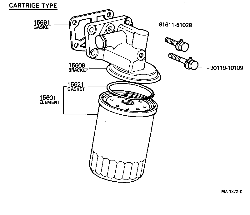 15661-78010 SPRING, COMPRESSION(FOR OIL FILTER) product image