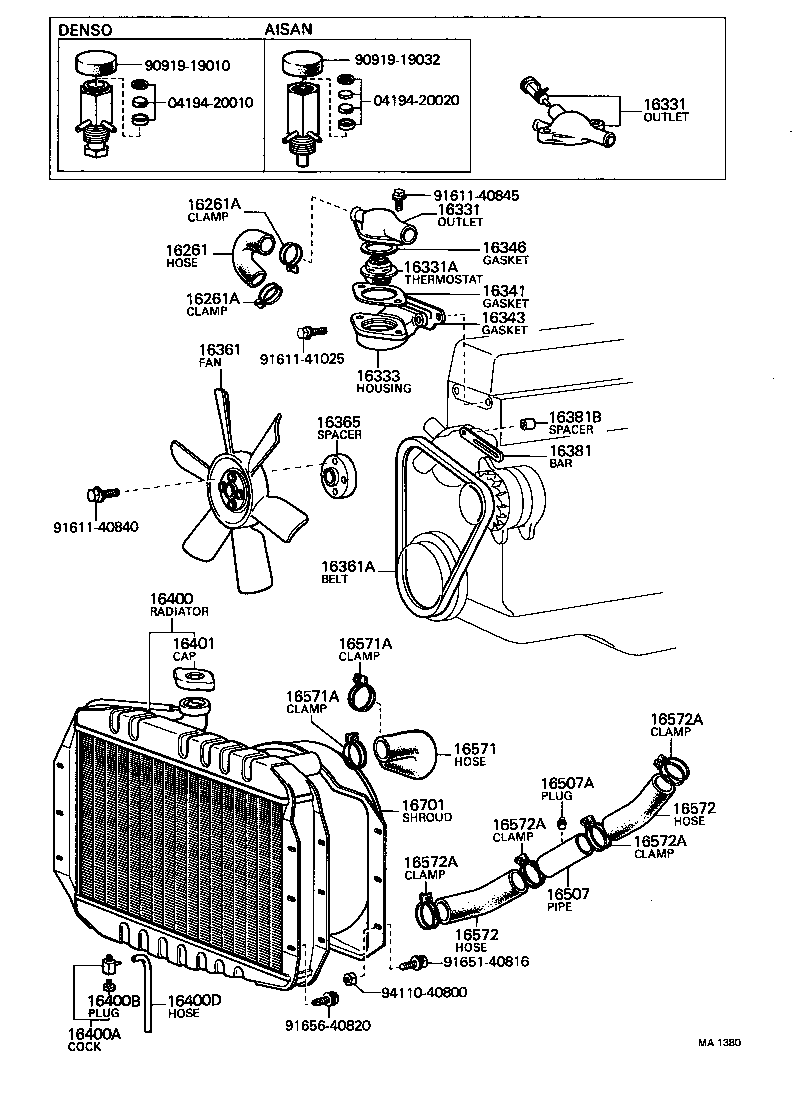 16301-60021 OUTLET, WATER product image