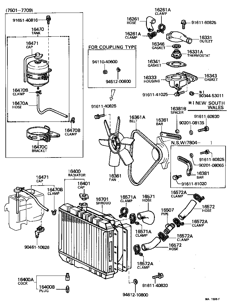 16301-60060 OUTLET, WATER product image