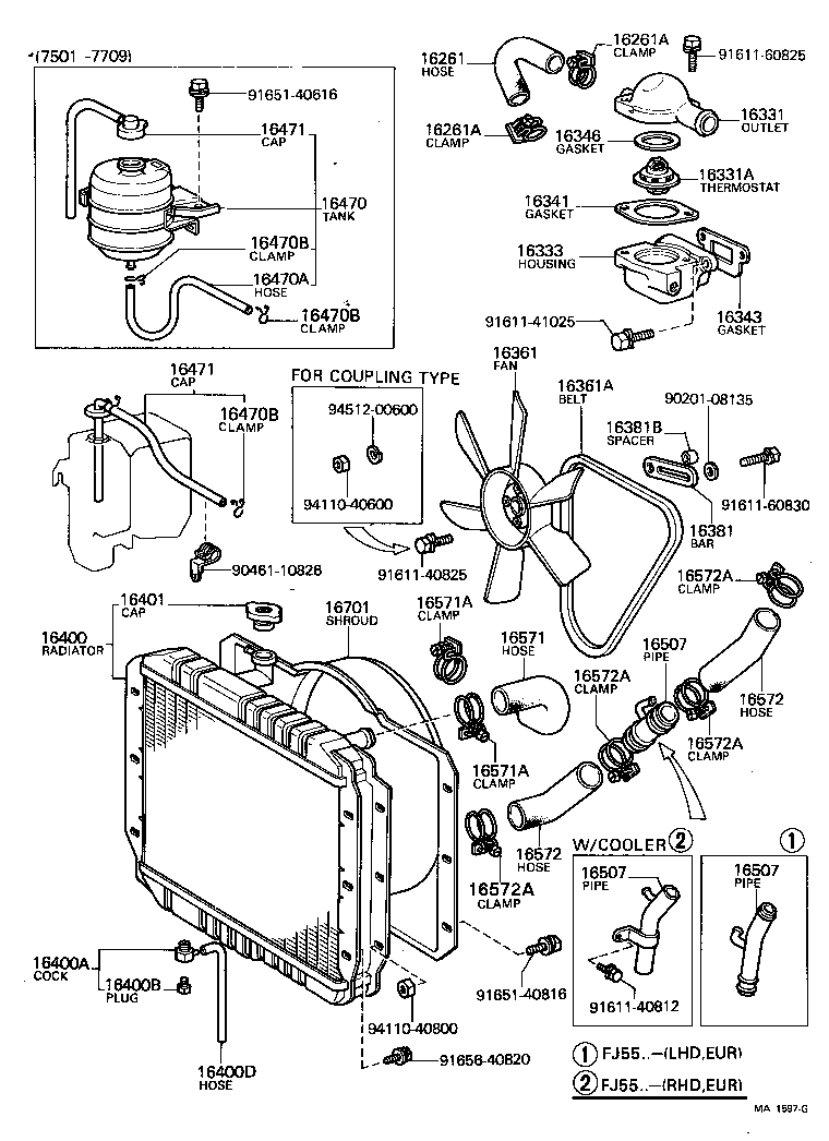 16301-60060 OUTLET, WATER product image