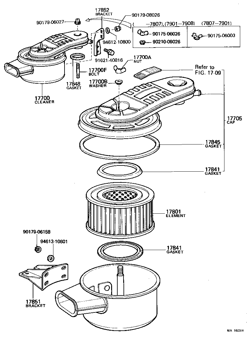 17705-60171 CAP SUB-ASSY, AIR CLEANER product image