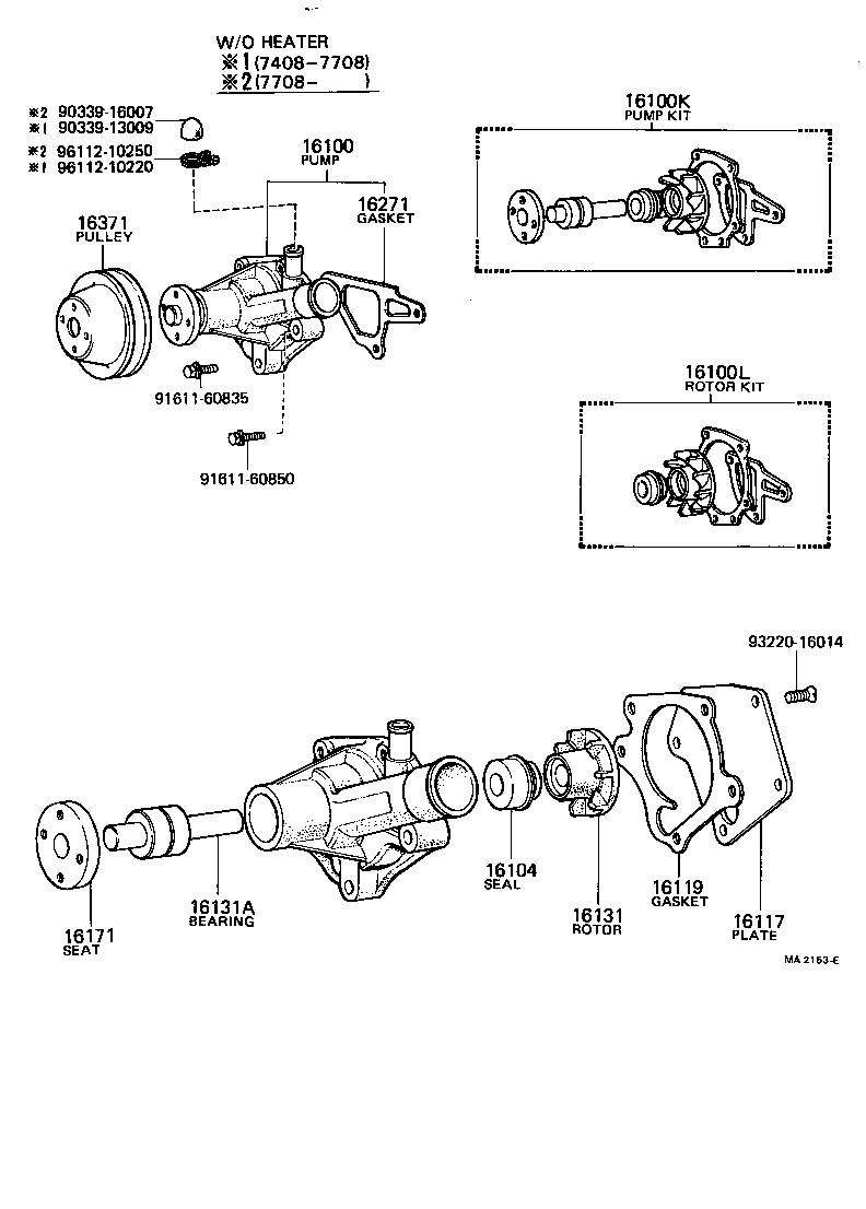 16193-33030 BOLT, STUD(FOR WATER PUMP COVER) product image