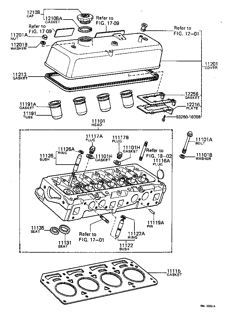 11101-29045 HEAD SUB-ASSY, CYLINDER product image