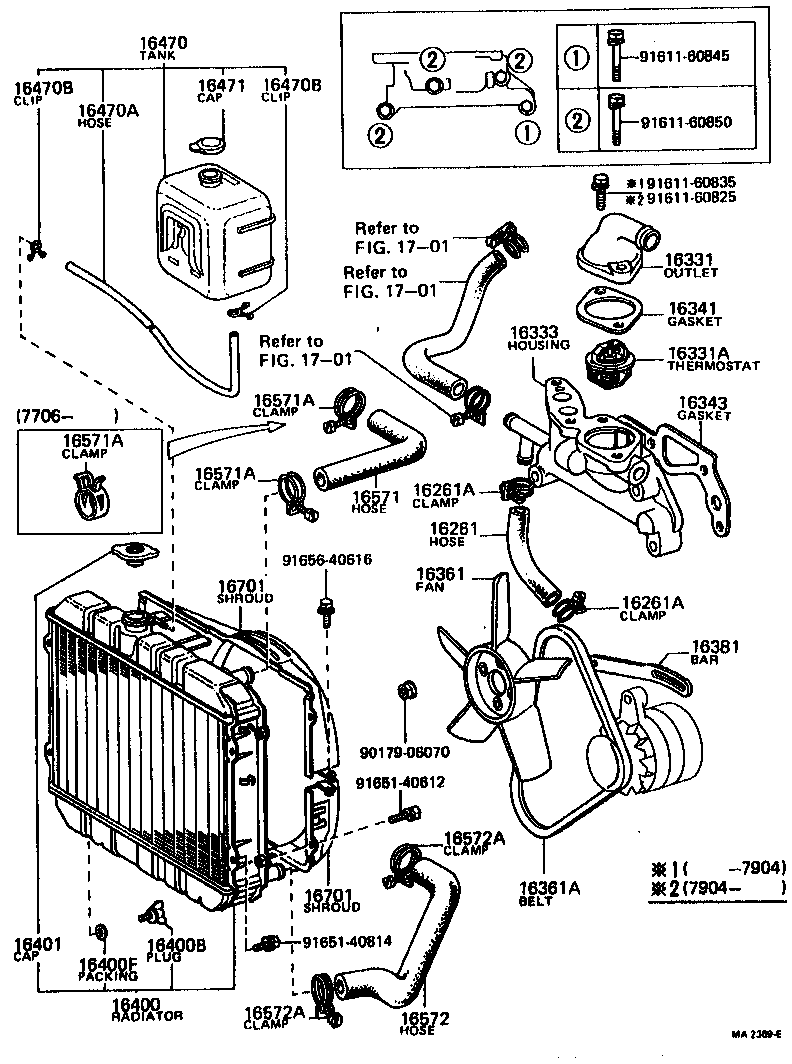 16333-24060 HOUSING, WATER OUTLET product image