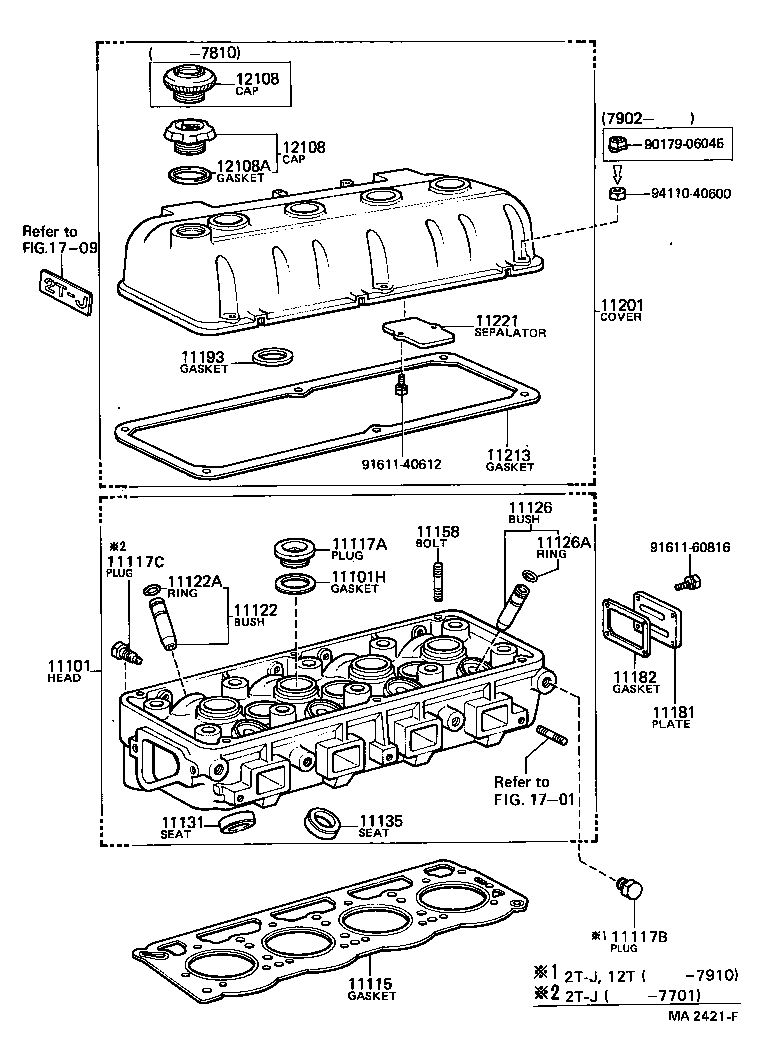 11101-39405 HEAD SUB-ASSY, CYLINDER product image