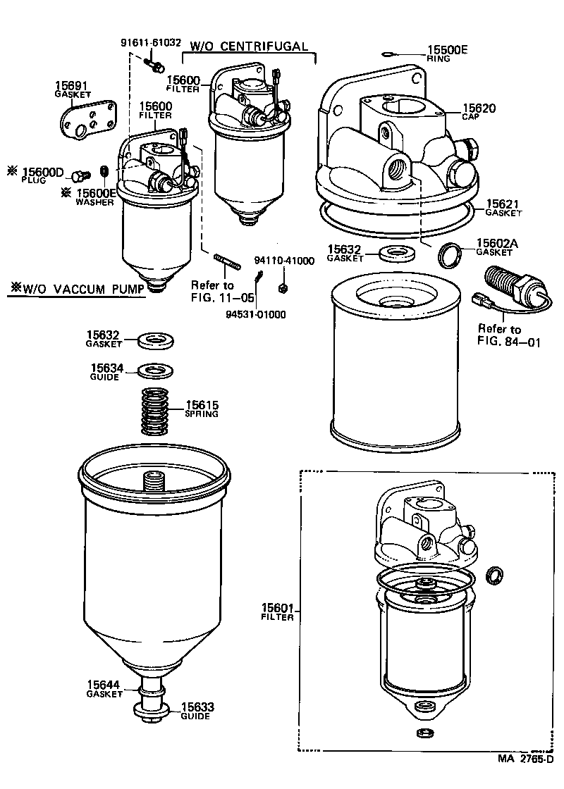 04152-77010 FILTER SUB-ASSY, OIL product image