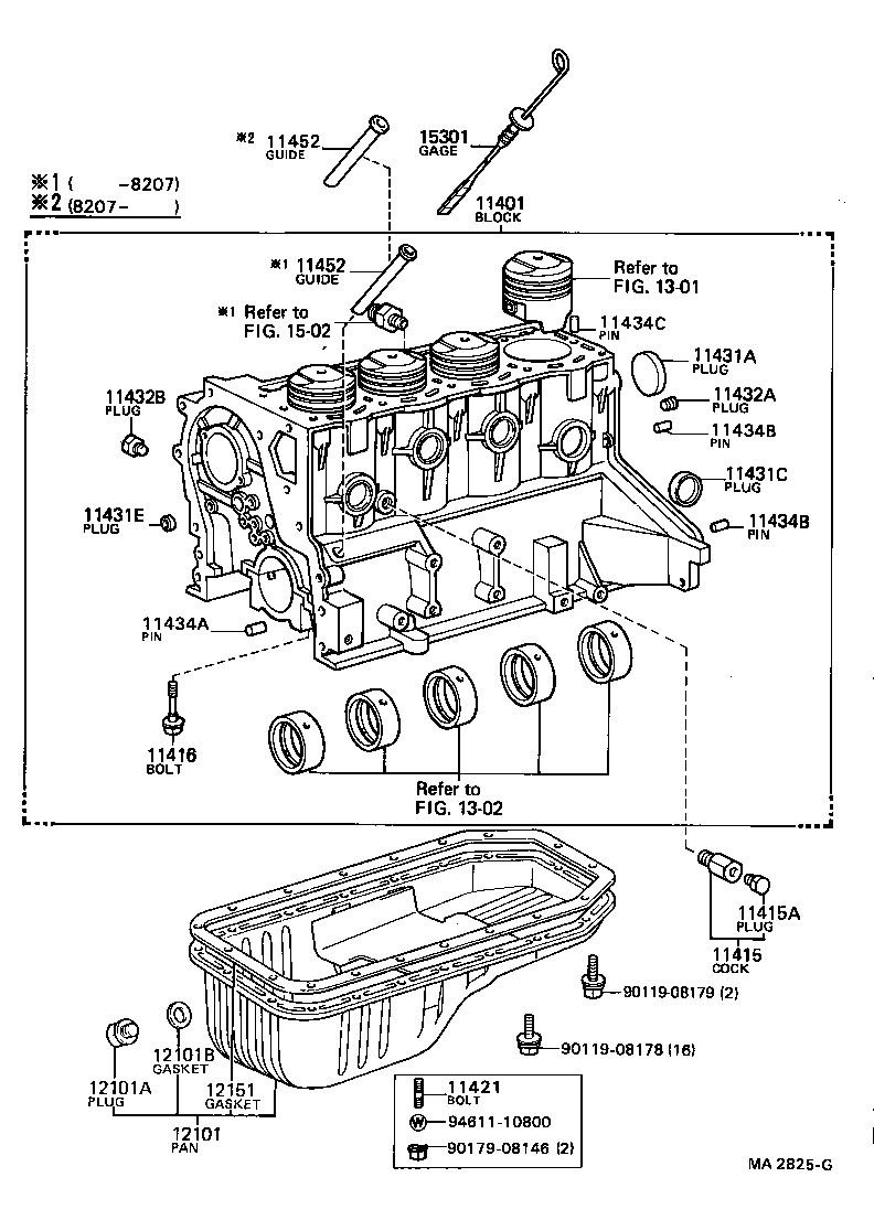 11401-29295 BLOCK SUB-ASSY, CYLINDER product image