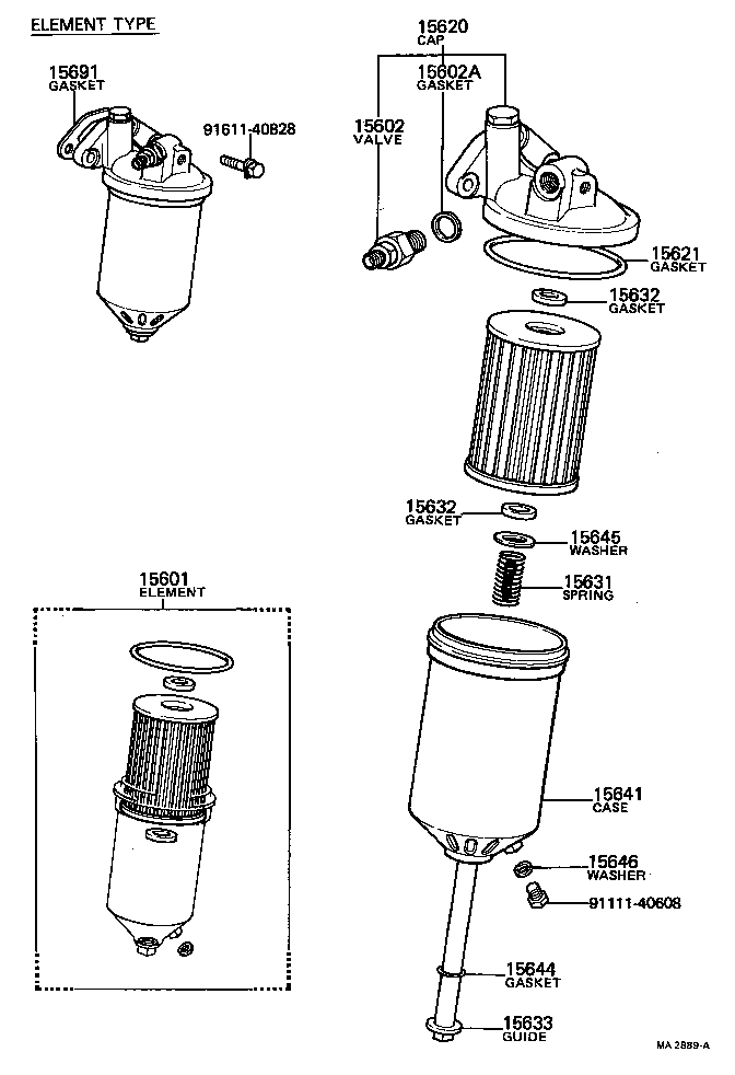 15661-78010 SPRING, COMPRESSION(FOR OIL FILTER) product image
